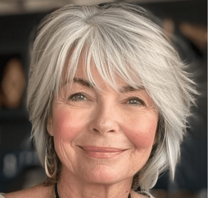 31 Stunning Hairstyles for Women Over 60 with Bangs to Refresh Your Look